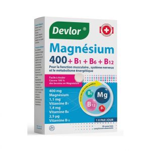 DEVLOR- MAGNESIUM 400 B1 + B6 + B12